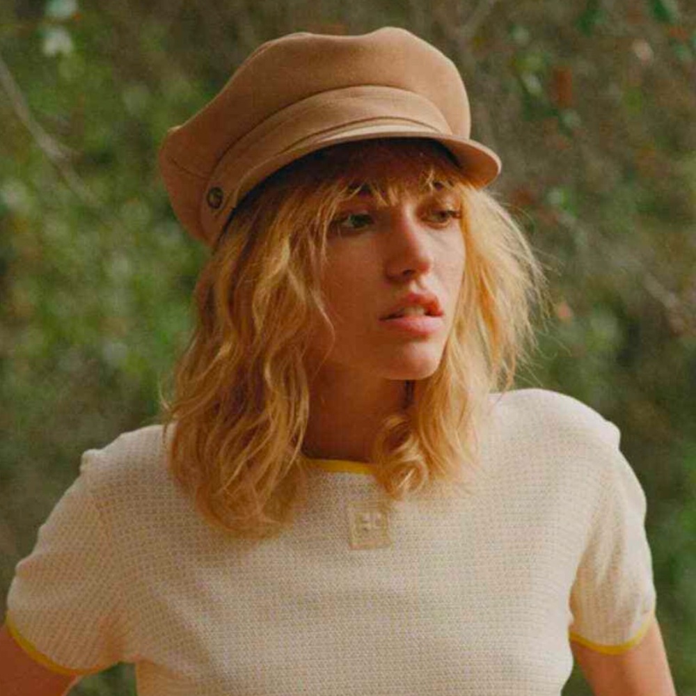Lack of color Lola suede taupe cap hat